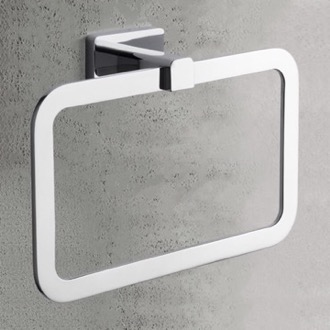 Towel Ring Modern Polished Chrome Towel Ring Nameeks NCB16